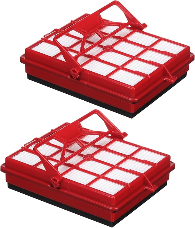 2 Pack Replacement Style P HEPA and Carbon Pre-filters Compatible with Aerus Lux Guardian Platinum Canister Vacuum Cleaner, with Handle