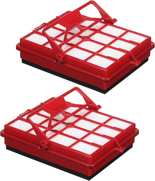 2 Pack Replacement Style P HEPA and Carbon Pre-filters Compatible with Aerus Lux Guardian Platinum Canister Vacuum Cleaner, with Handle