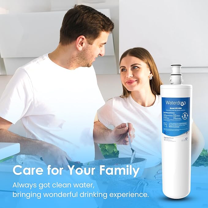 Waterdrop 3US-MAX-F01 3US-PF01 Maximum Replacement Filter, Replacement for Filtrete® Advanced 3US-PF01, 3US-MAX-F01, 3US-PS01, 3US-MAX-S01, Manitowoc K-00337, K-00338, NSF/ANSI 42 Certified