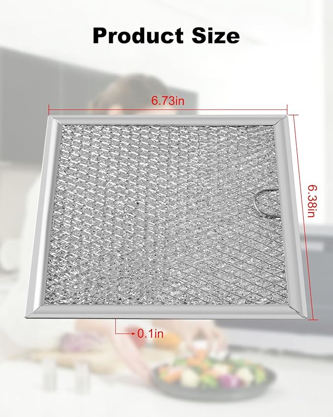 2 Pcs Microwave Grease Filter for Samsung ME19R7041FS, ME19R7041FS/AA, ME19R7041FT, ME19R7041FT/AA, ME19R7041FB, ME19R7041FB/AA