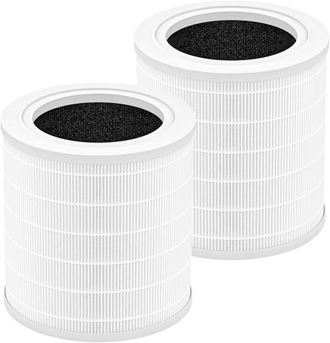 A2001 Replacement Filter, Compatible with A2001 Air Purifier, 3-in-1 High Efficiency Filtration, Compared Part #AF-2001, 2 Pack