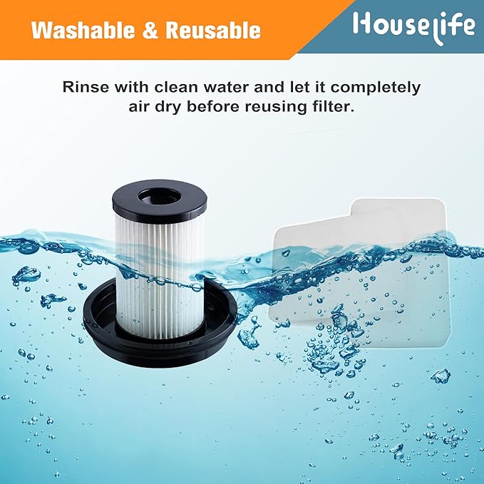 Replacement Filter Compatible with Bissell CleanView XR 200W and CleanView XR Pet 300w Cordless Stick Vacuum Cleaner 3789,3789U,3789X,3797,3797V,3797W, 6 Pack