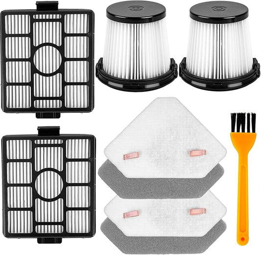 Replacement HEPA Filter for Shark BU3523 BU3521 BU3120 Cordless Stick Vacuum,Washable&Reusable Pre-Motor,Foam,and Auto-Empty System Filters-Compatible,Clean&Empty Cordless Vacuum Cleaner (7 Pack)