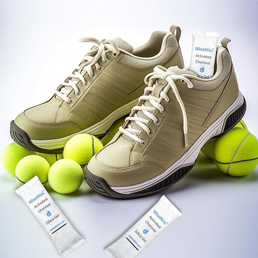 100Pcs 14 Gram Food Safe Desiccant Packs, High Absorption Capacity for Moisture & Odor, Silica Gel & Coconut Shell Activated Carbon Packets for Storage