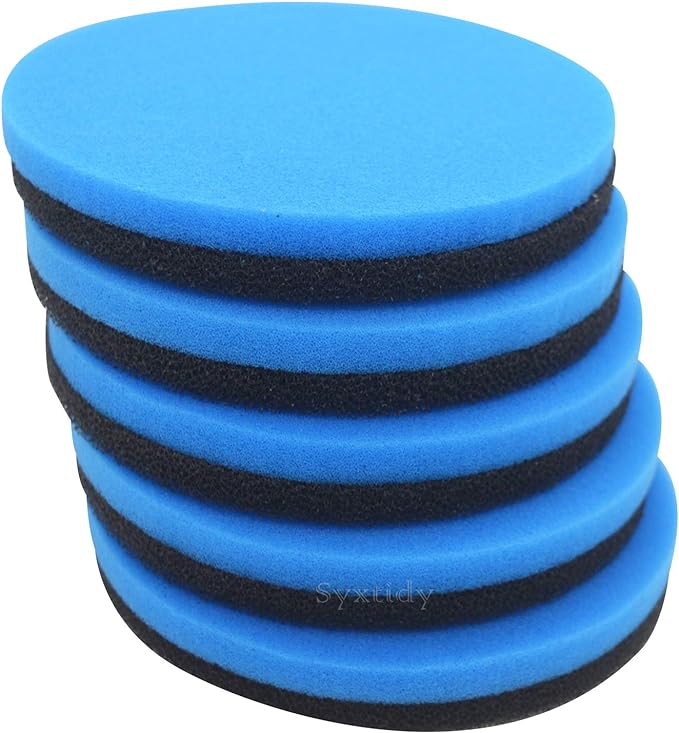 Filter Replacement for BISSELL Febreze Style 1214 Cleanview & PowerGlide Pet,Part 12141, 5 Pack, Blue Foam With Fragrance