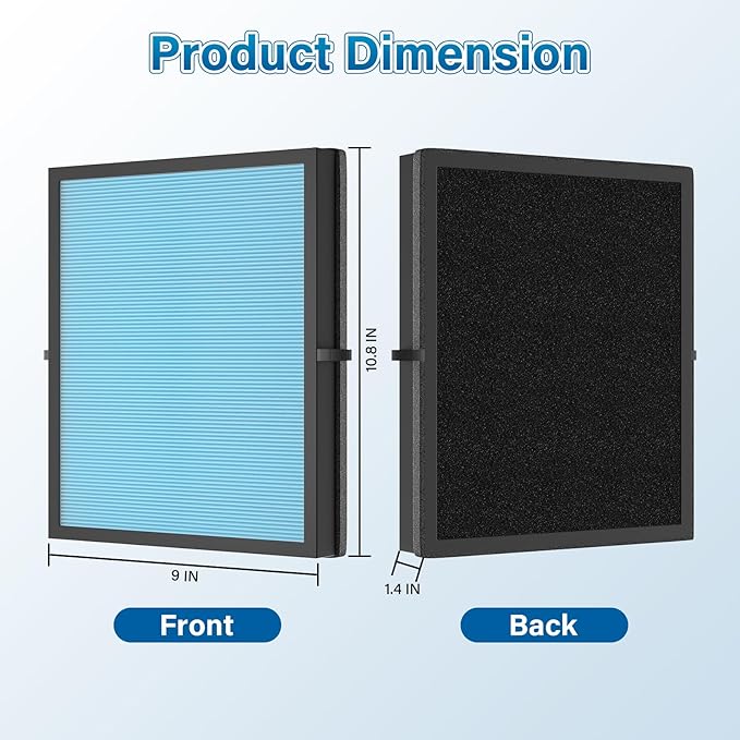 4 Pack MK04 Air Filter Replacement For AROEVE MK04 MG04JH Air Puri-fier Model DH-JH04. 4-Layers True HEPA Filter Replacement For MK04 MG04JH Air Puri-fier - Standard Version. Compare to Part# MK04LX