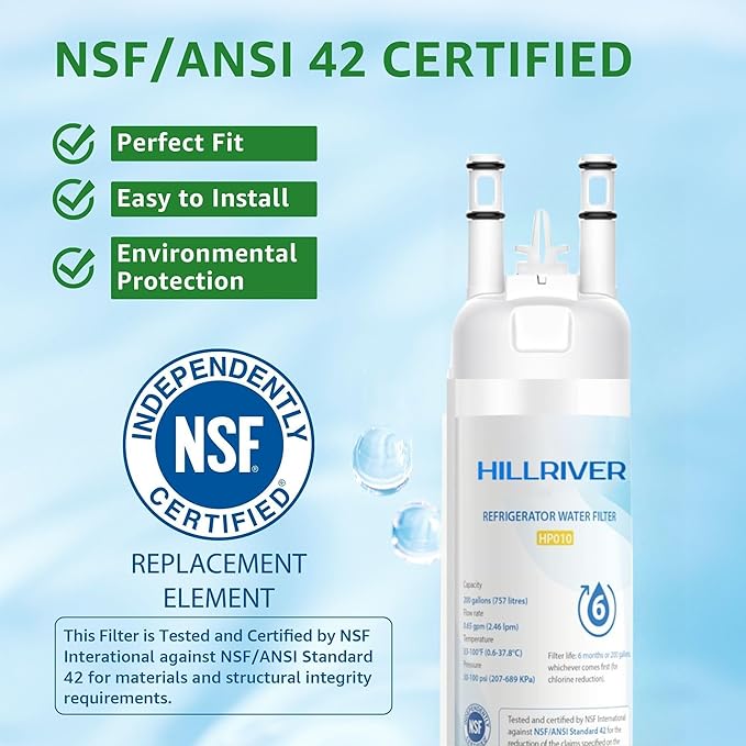 FPPWFU01 EPPWFU01 Water Filter Replacement, Compatible with EPPWFU01 PureAdvantage PWF-1, Frigidaire FPPWFU01 PurePour PWF-1 (2 Count) - Packaging May Vary