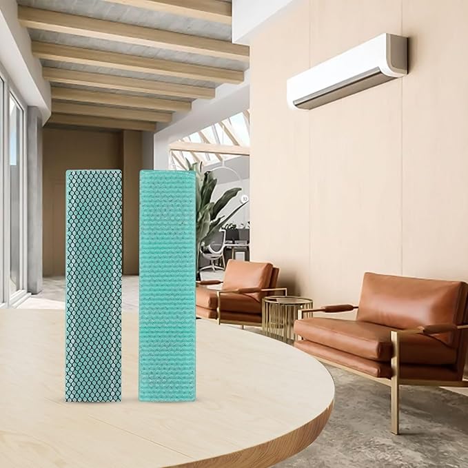 2Pcs Air Conditioner Filter Pads, Air Conditioner Replacement Filter Cotton For AC Window Unit, Air Conditioner Washable Reusable High Air Flow Filte(A)