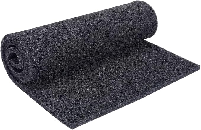 HIFROM Cut To Fit Rv Ac Filter Replacement,Rv Air Conditioner Filter,Rv Ac Air Filter 39.4 × 15.7 × 0.5 Inch,Foam Air Filter Black