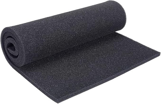 HIFROM Cut To Fit Rv Ac Filter Replacement,Rv Air Conditioner Filter,Rv Ac Air Filter 39.4 × 15.7 × 0.5 Inch,Foam Air Filter Black