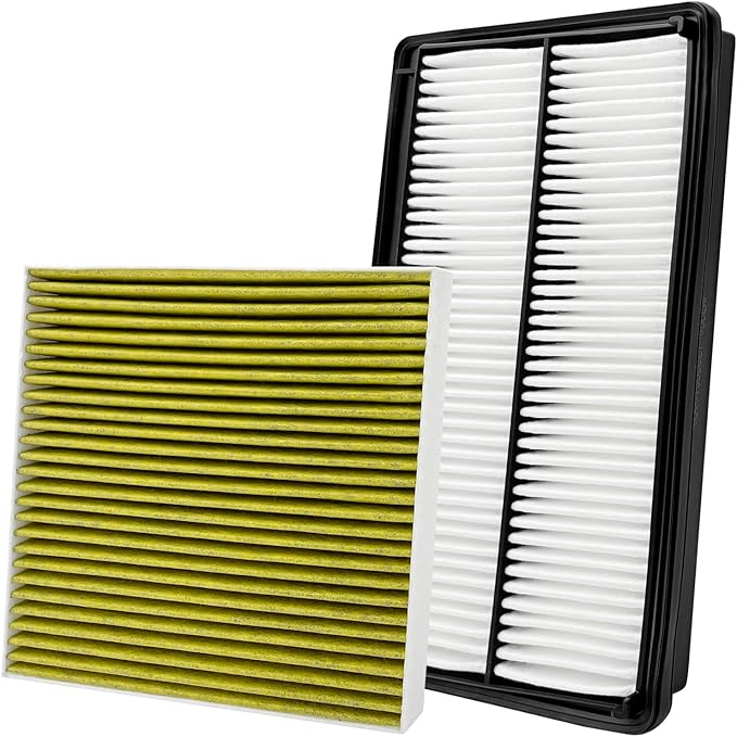 2PCS Cabin Engine Air Filter JM802 JM726A Kits Fits for MDX 3.5L 2022-2025, Pilot 3.5L 2023-2025, Replacement for CF11182, 80292-TF0-G01, 1722061AA00