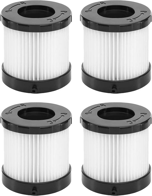 A32HF01 Premium HEPA Replacement Filter Compatible With RYOBI 18V ONE+ HP Brushless Jobsite Hand Vacuum Models PBLHV701 PBLHV701K PBLHV701B Part # A32HF01 Pack of 4