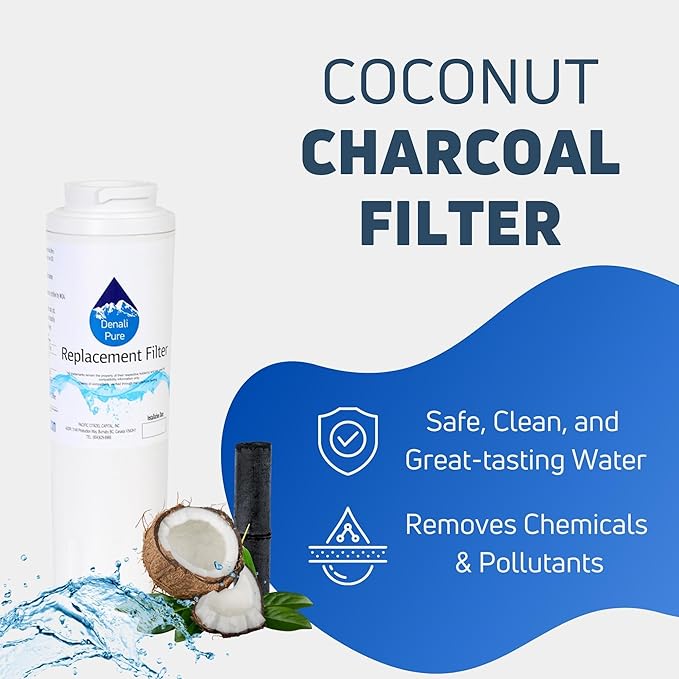 2-Pack Denali Pure Replacement for Kenmore 46-9006 Refrigerator Water Filter - Compatible with Kenmore 46-9006 Fridge Water Filter Cartridge