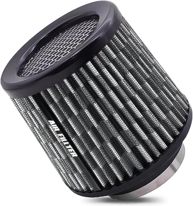 muge racing Universal 3 Inch 76mm Air Intake Filter Replacement Cone Air Filters Quality Dry Air Filter