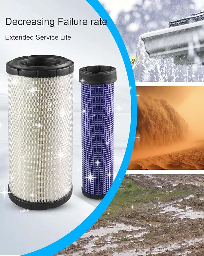 Filter Kit Fit for Kubota L3301HST & L3901HST with D1803 Engine Replace TC620-93230 HH164-32430 TC422-82620 HHK70-14070 1J800-43170 1G311-43380