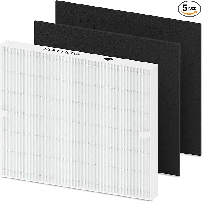 AP-1512HH Filter Set Replacement for Coway Airmega AP-1512HH and 200M Air Purifiers, 1 True HEPA and 2 Carbon Pre-Filters
