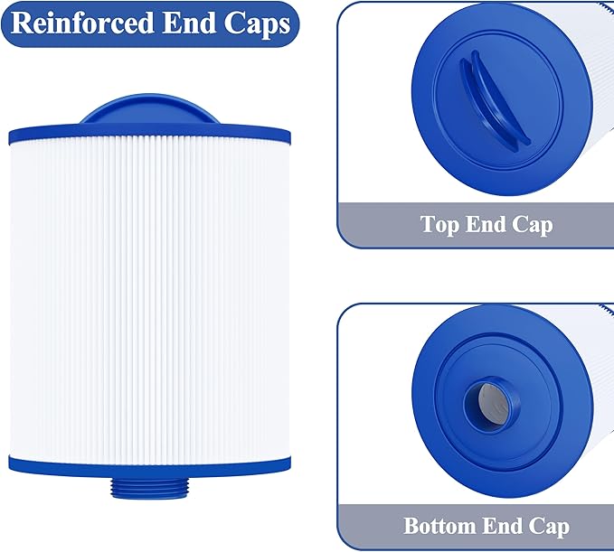 Cryspool® 06045 Filter Compatible with Artesian Spas, Tidal Fit Swim 06-0006-12, 06-0005-12, 6CH-502, PAS50SV-F2M, FC-0311, 50 Sq. Ft Spa Filter Cartridge, 2 Pack