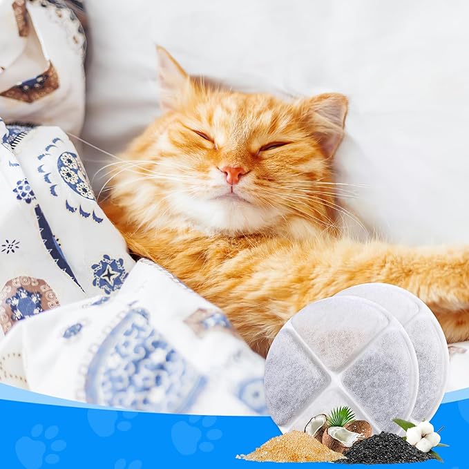 12 Pack Cat Filters for Water Fountain