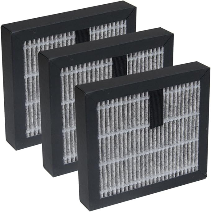 PUREBURG GP5212 Replacement Filter Compatible with Philips GoPure GP5212 Car Air Purifier, HEPA Activated Carbon 2-in-1,3-Pack