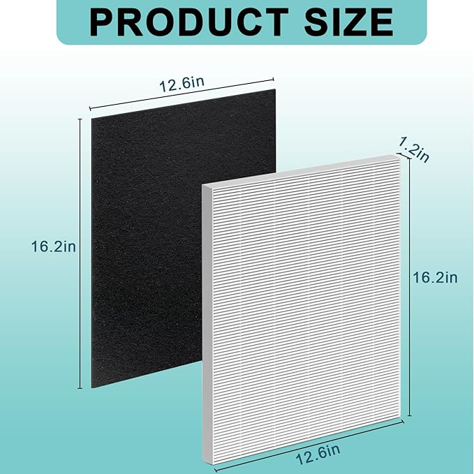8 Pack115115 H13 HEPA Replacement Filter A Size 21 - c535 Compatible with Winix Plasma Wave Air Purifier 5300-2, C535, 6300, 5300, 6300-2, P300, AM90, 9000, 5000, 5000B