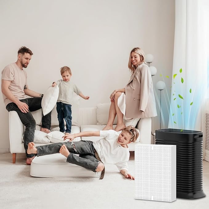 6 Pack Replacement Filters for Honeywell HPA300 HPA200 HPA100 Air Purifiers - Compatible with HPA300 HPA090 HPA250 Series - Filter R HRF-R3 HRF-R2 HRF-R1 - Honeywell Air Purifier Filter Kit