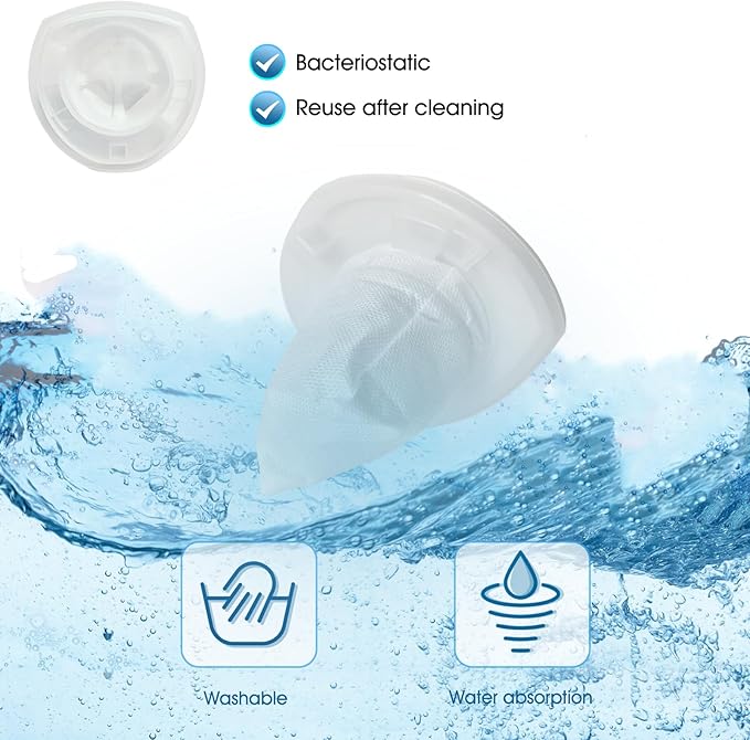 Replacement Filter for Black and Decker: 6 Pack filter for Cordless Handheld Vacuum VF110 CHV1410L CHV1410 CHV9610 CHV1210 CHV1510 CHV1410B Dust Buster Compact Hand VAC BDH2000L