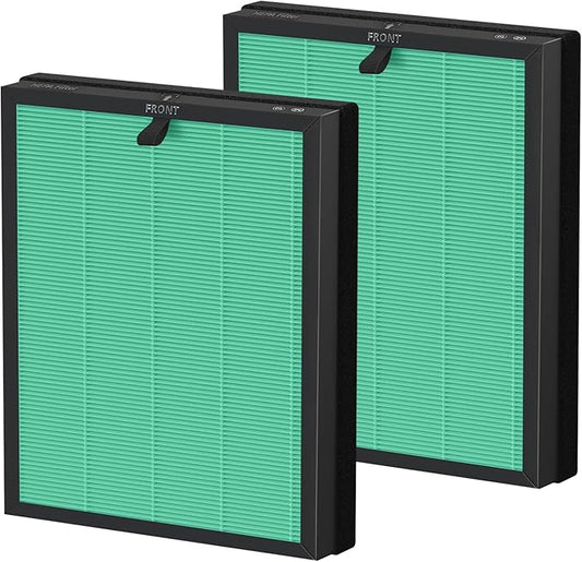 2 Pack MKD05 Air Filter Replacement for MK-D05 Air Purifier, 4-in-1 High-Efficiency Filter with Activated Carbon Filter – Pet Dander Version