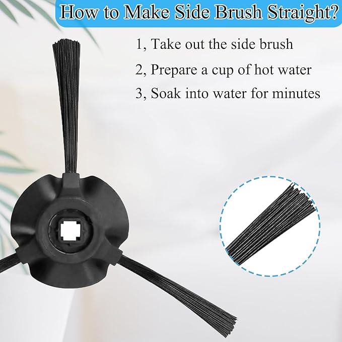 RV2310AE Replacement Parts for Shark RV2310AE Matrix Robot Vacuum Cleaner Accessories Kit, 1 Main Brush, 6 Side Brushes, 2 Filters, 2 Foam Filters, 1 Cleaning Brush