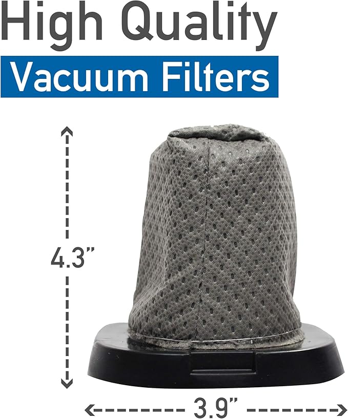 Fette Filter - 6 Replacement Filters Compatible with Dirt Devil Versa Power Swift Stick - 2SV1102000