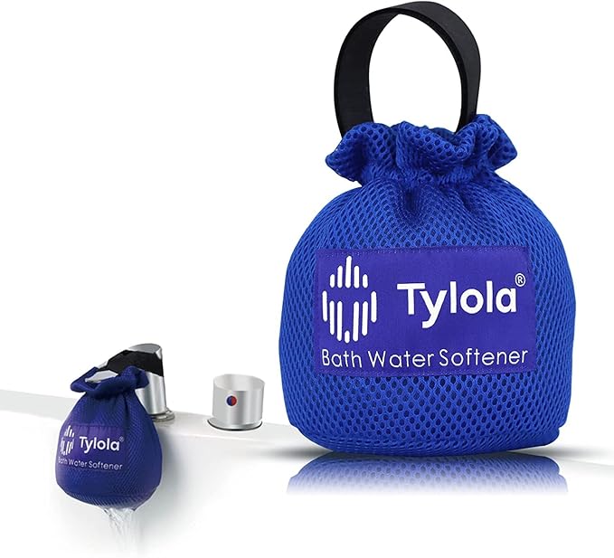 Bath Tub Filter with Cation Exchange Resin | Reduces Hard Water and Chlorine | Softer Skin and Hair | Minimizes Skin Irritation and Hair Damage | For Sensitive Skin | Bath Tech 2000