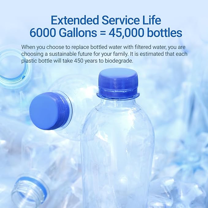 Filterlogic NSF/ANSI 42&372 Certified Water Filter, Replacement for Berkey® BB9-2® Black Purification Elements and Berkey® Gravity Filter System, Pack of 2