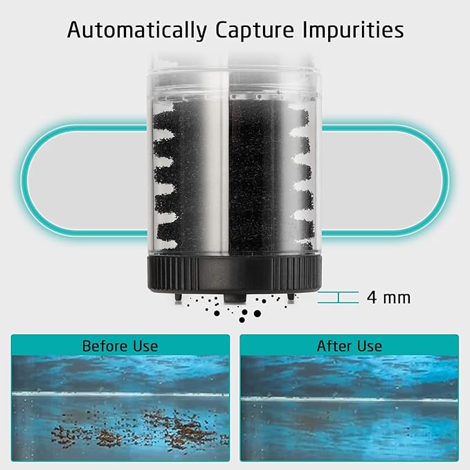 XpertMatic Aquarium Filter for 120-170 Gallon Tank, Internal Fish Tank Filter with Water Pump, 528 GPH 3 Stages Biochemical Sponge Filter for Large Tank, Pond, Wavemaker, Air Supply, SainSmart