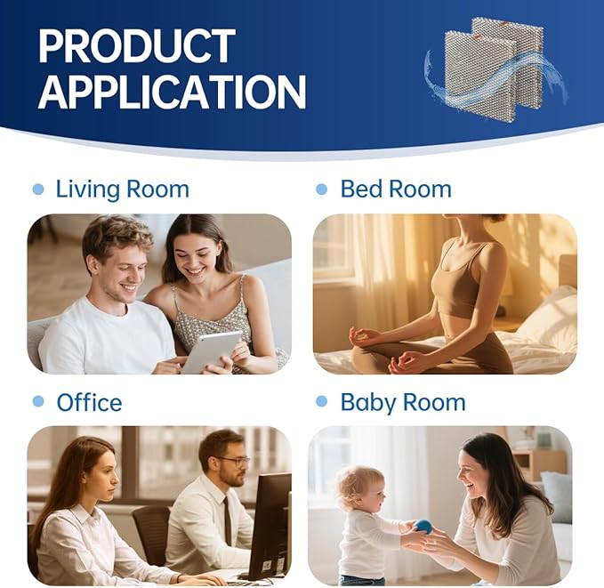 GA10 Humidifier Vapor Pad Compatible with GFI #7900 Humidifiers 570 570M 570A 2 Packs