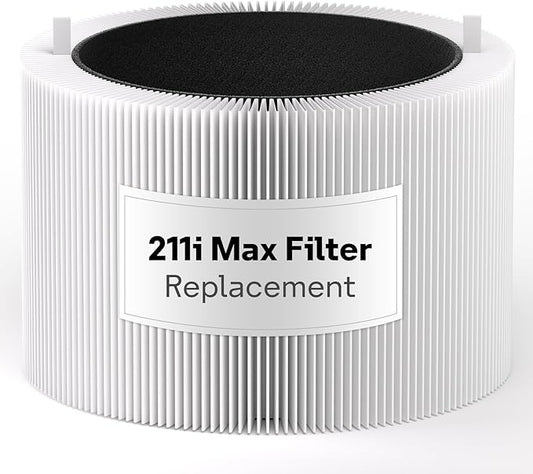 Leemone 211i Max Filter Replacement Compatible with Blueair 211i Max Air Purifier, Compare to Part #F2MAX, 1 Pack