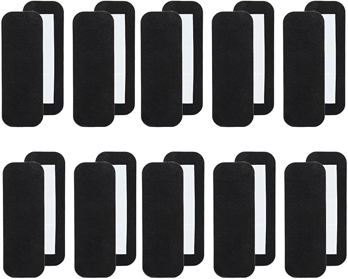 PUREBURG 20-piece Replacement Deodorization Filter For Ceiling Fan All Blade Types Activated Carbon Filters for Home Bedroom Kitchen Office