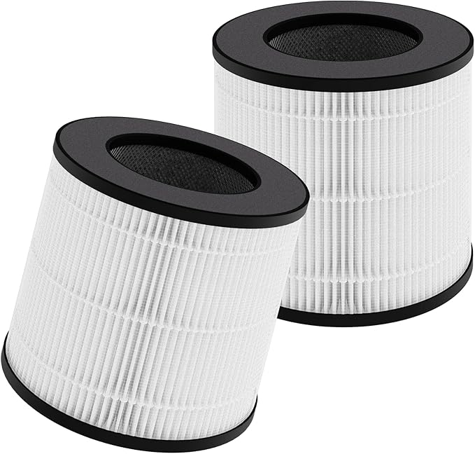 PU-P05/AC201B TReplacement Filter Compatible with FULMINARE PU-P05 Purifier and Purivortex AC201B Purifier, 3-in-1 Filters（2-Pack）