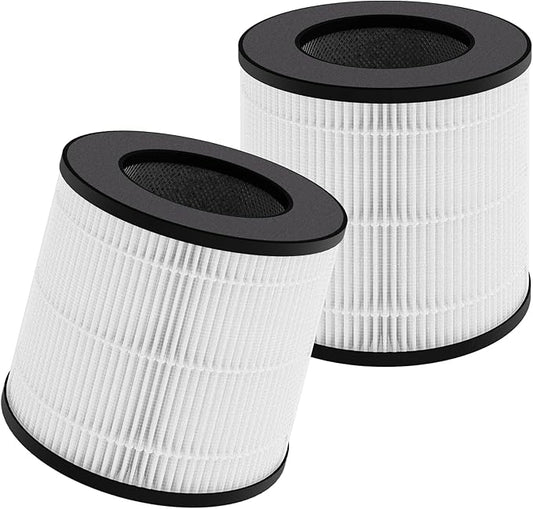 PU-P05/AC201B TReplacement Filter Compatible with FULMINARE PU-P05 Purifier and Purivortex AC201B Purifier, 3-in-1 Filters（2-Pack）