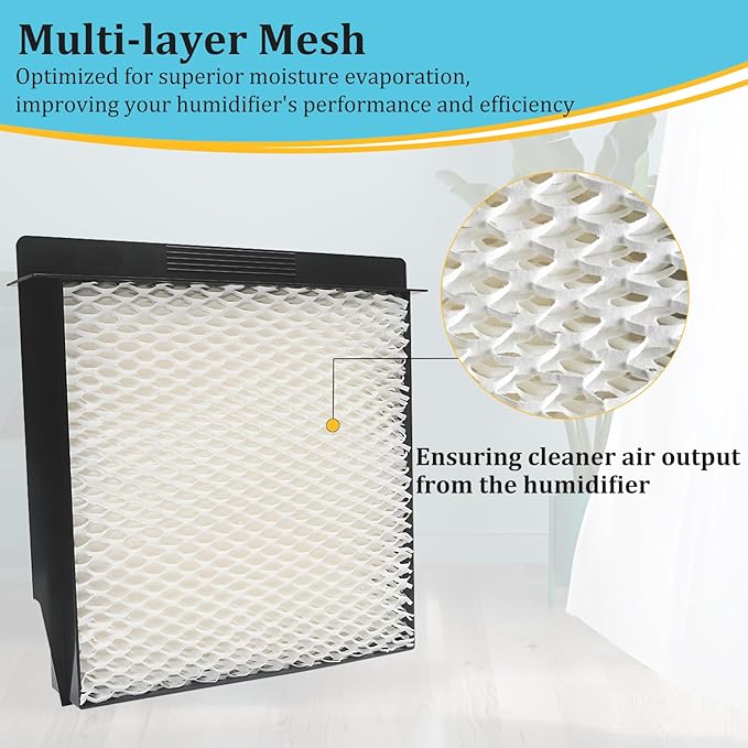 1040 Super Humidifier Wick Filter for Essick Air AIRCARE B40 7D6 100 CM330ABLK CM330AWHT CM330DBLK CM330DWHT E35000 E27000 2PCS