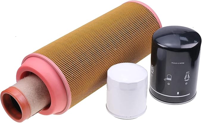 Solarhome Maintenance Filter Kit 1911112002 1911112001 K1C02032430 K1J30143170 Compatible with Takeuchi TL8 with Kubota V3307 Engine