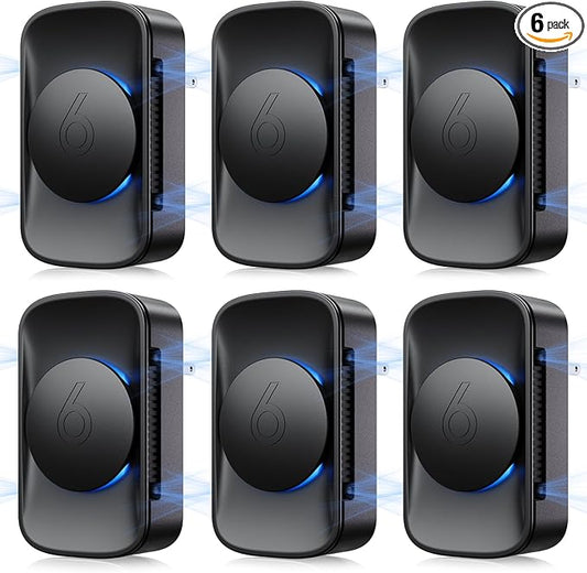 Plug-In air ionizer for Home (6 Pack),Negative Ion Air Quiet Air ionizer Freshener for familly, Bedroom,Office,Kitchen,Mini eliminator for Odor,Pets Air Cleaner 6 Pack