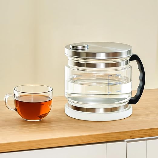 CO-Z 1.1 Gallon Water Distiller, 4L Countertop Distilled Water Machine with Glass Pot, 750W Distilled Water Maker for Pure Water, 304 Stainless Steel Water Distiller Machine for Home Office Travel