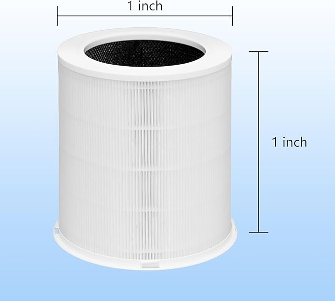 2 Pack AP401 AP402 Upgrade H14 HEPA Air Purifier Filters Replacement,Compatible with Dayette AP401 AP402 & JOWSET AP402 AP403 Air Purifier,4 in 1 High-Efficiency Purification System