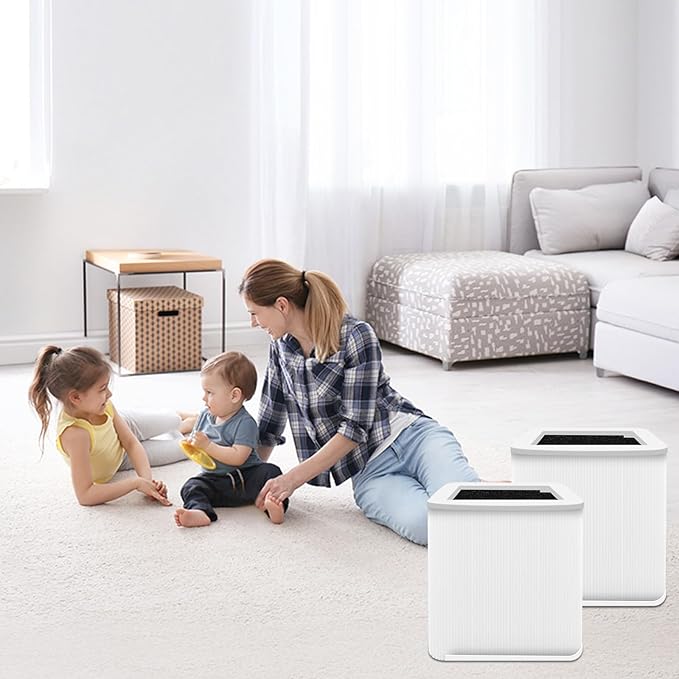 2 Pack 211+ Replacement Filter Compatible with 211 Air Puri-Fier， Activated Carbon 211 Filter