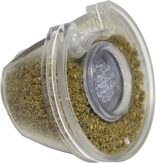 Speakman Anystream Replacement Shower Filter, Modern, Round, Polished, Removes 99% of Chlorine, Iron, Dirt, 6 Months, No Tools Required