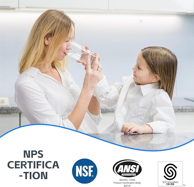 BLUERISE 5 Micron 10" x 4.5" Wire Wound Whole House Water Filter Replacement Cartridge for Sediment, Reverse Osmosis RO Filtration System Cartridge Universal for Well Water（pack of 2）