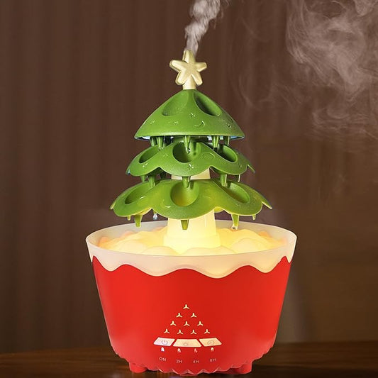 Raindrop Humidifiers for Bedroom, Small Humidifier, Aromatherapy Essential Oil Diffuser,Essential Oil Diffuser with Atmosphere Light, Humidifier with 4 timers,Suitable for Bedroom,Gym,Yoga Room