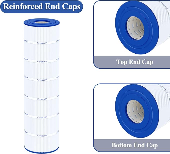 Cryspool® 08063 Filter Compatible with Jandy CS200, R0462400, PJANCS200, C-8418, 11088503, 11088513, FC-0823, 200 Sq. Ft Pool Filter Cartridge, 1 Pack