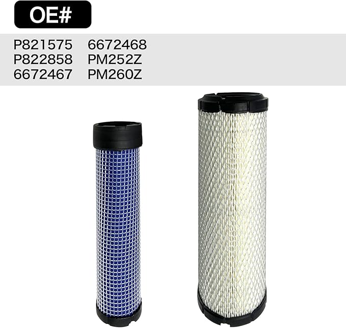 P821575 & P822858 Inner and Outer Air Filter Kits for Donaldson FPG05 TC30 TC33D T1520 TC29D New Holland Air Cleaners