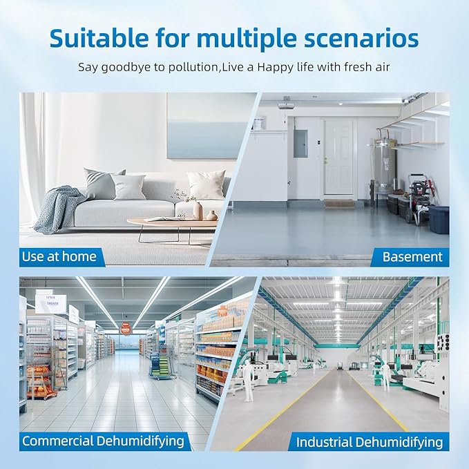 Sentinel HD55 HDi65 Filters Compatible with Alorair Basement Dehumidifiers,MERV-8 (4 Pack)