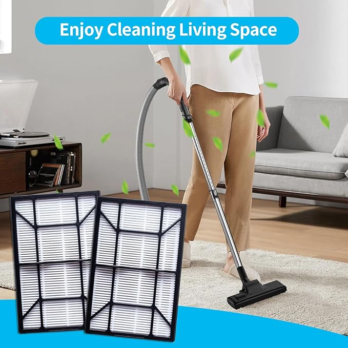 3 Pack Replacement EF-9 HEPA Vacuum Filter Compatible with Upright Vacuum EF9 20-53296 40195 Canister Vacuum 22614 10065 31140 and Model 81714 31140